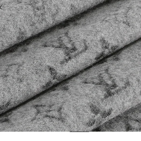 Louis Vuitton Echarpe Monogram Gradient M75900 Cashmere/Wool Grey Scarf NWOT - Picture 4 of 13
